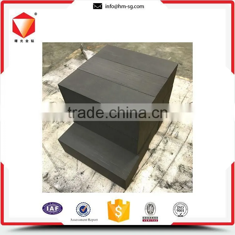 Trade assured good-hardness sale carbon graphite block