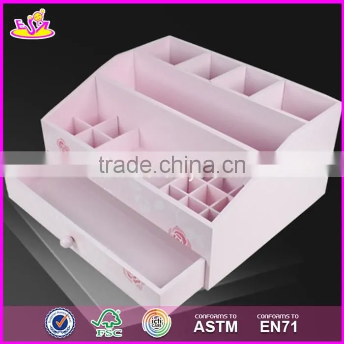 Handmade lovely wooden jewelry organizer W09E018-S