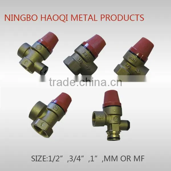 low air pressure relief valve for heating system