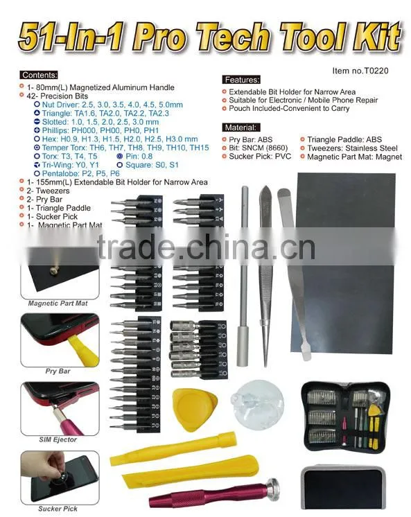 51-In-1 Pro Tech Tool Kit