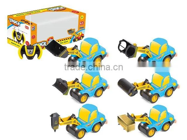 new power truck rc construction truck toy with light