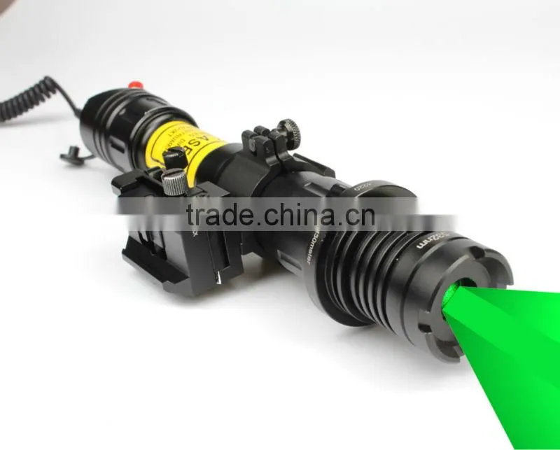 Subzero Power and Laser Beam Adjustable Long Distance Green Laser Designator Sight, torch laser illuminator light