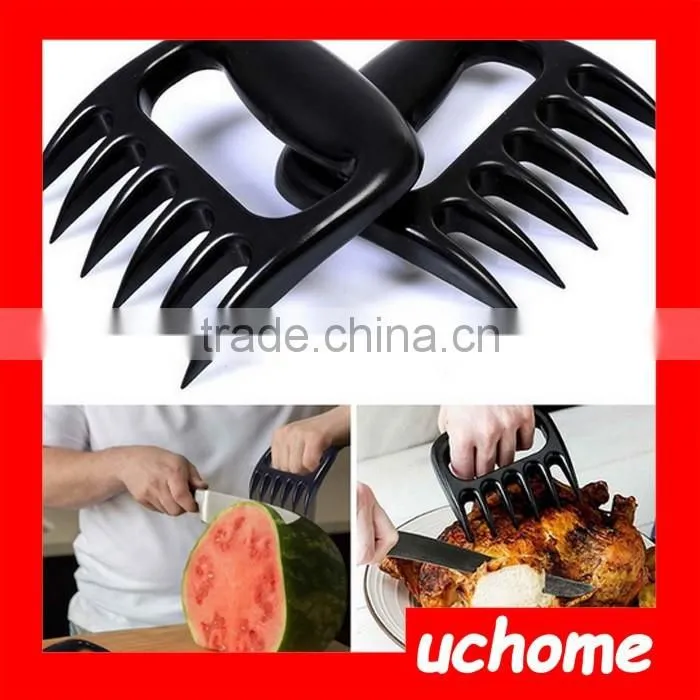 UCHOME Barbecue Outdoor Bear Shape Meat claw forks,Bear Paw Meat Handler Forks for BBQ