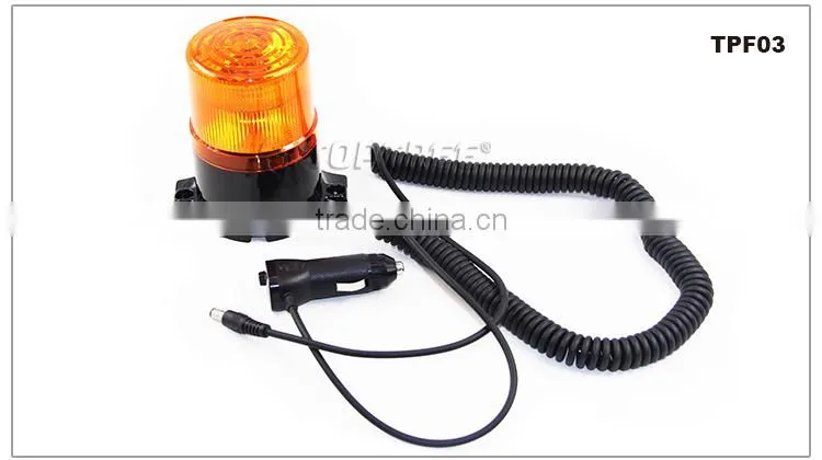 Amber flashing safety lights led emergency beacon lamp 10-30v ip65