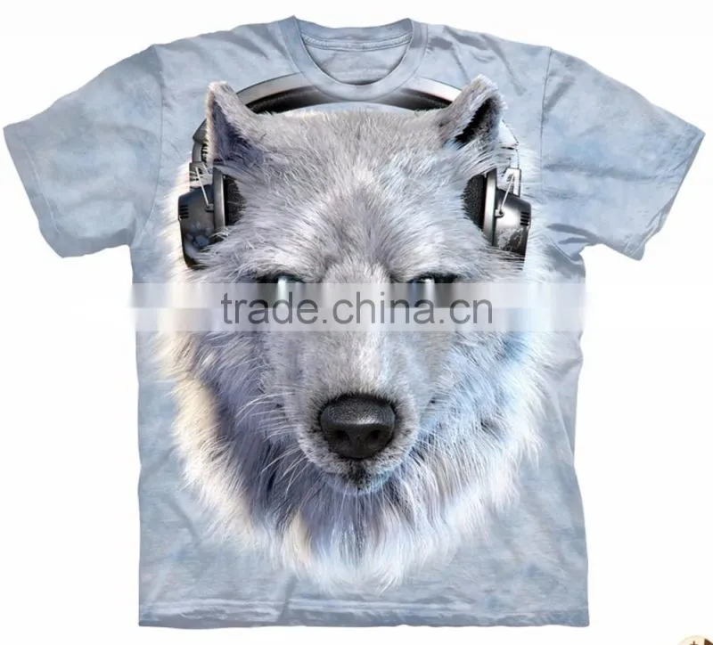 full over 3d printing high quality short sleeve summer t-shirt