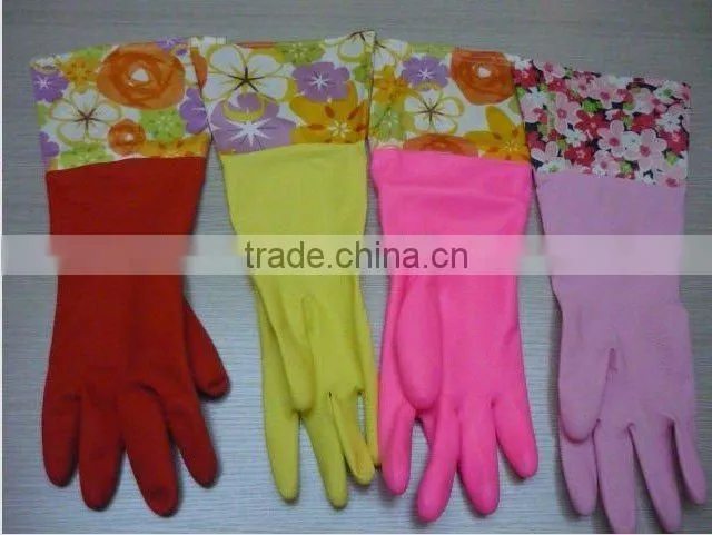 colored latex gloves