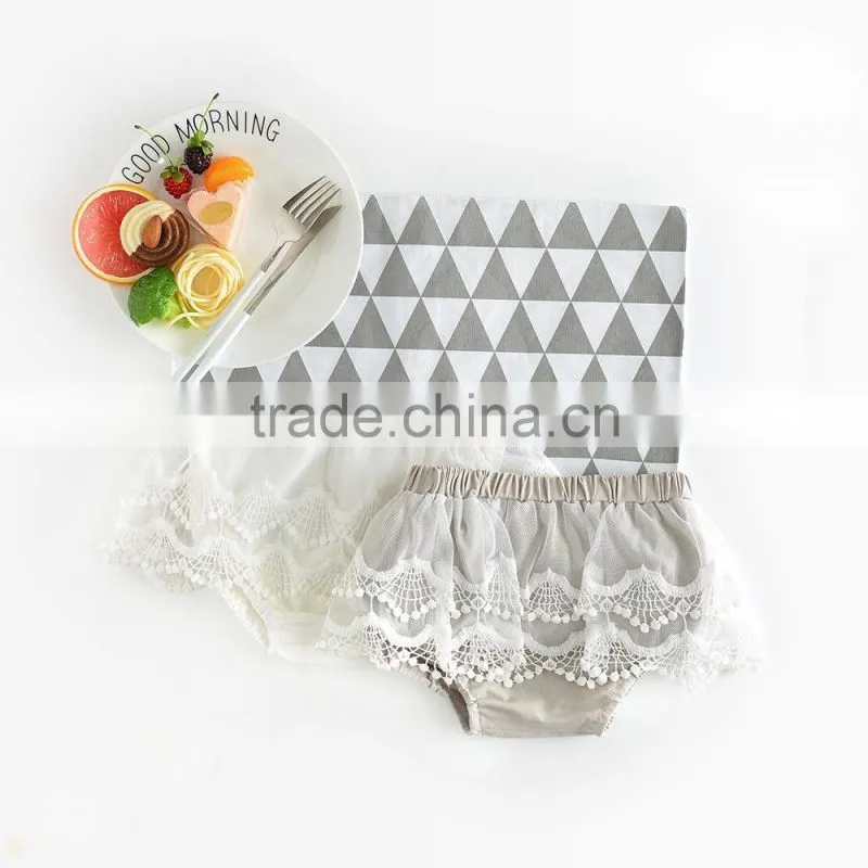 Baby girl bloomers pink ruffled diaper cover wholesale baby clothes
