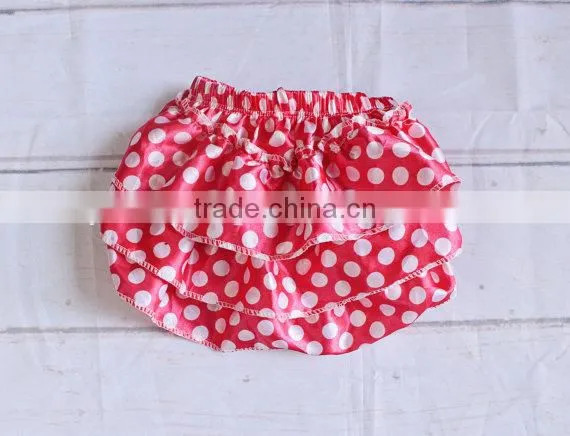Cute baby cotton bloomer pure color diaper cover with bowknot headband for infants