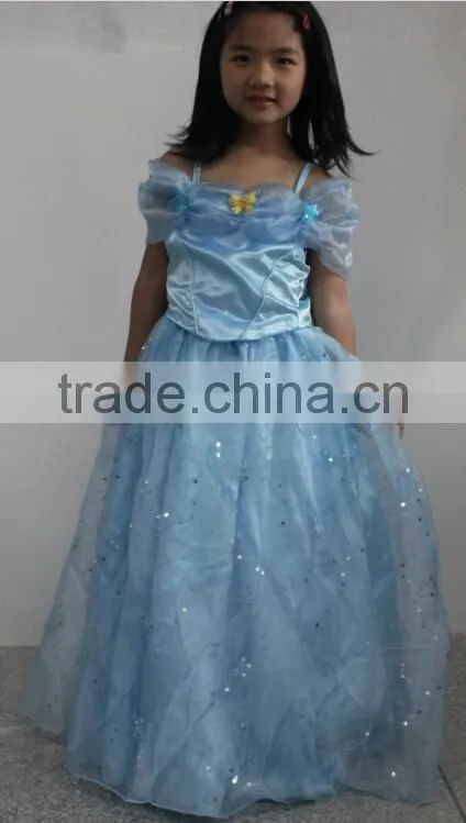 Anna party dresses Kids Girls Dresses Elsa dress costume Princess