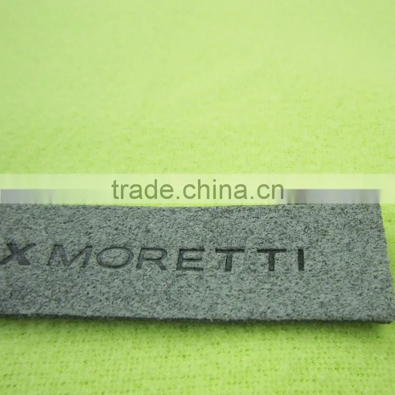 jeans leather patch label