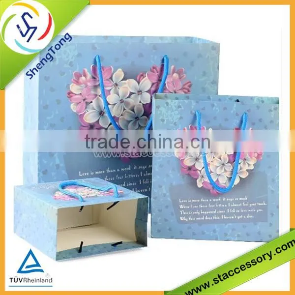 Fancy and high quality cute paper bag /customized paper gift bag hot selling