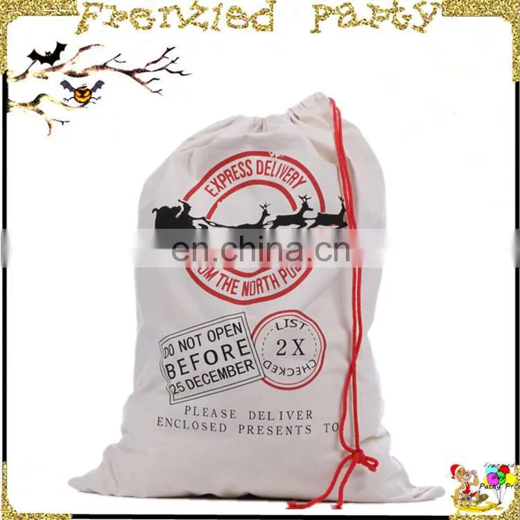 New Christmas drawstring Santa Sack FGCS-0207
