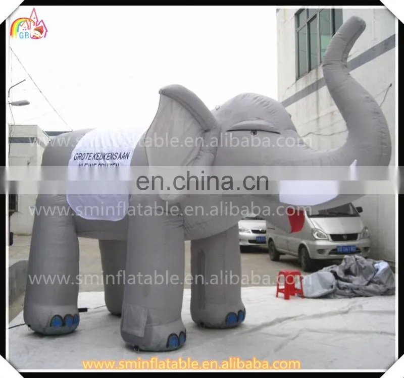 New Product Inflatable Large Elephant Character Advertising Model Animal On Sale