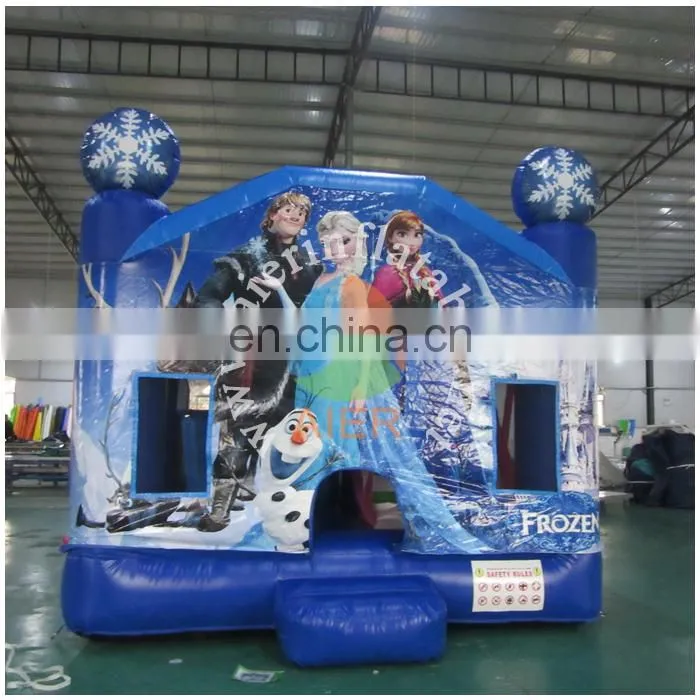 New inflatable frozen castle bed ,inflatable bouncer castle tent , jumping toy inflatable for kids and adult
