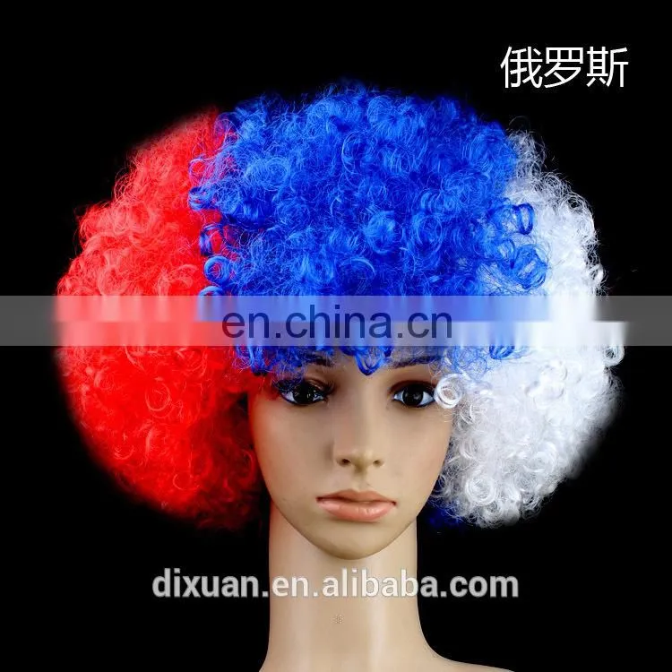 HOT fashion football fans wig