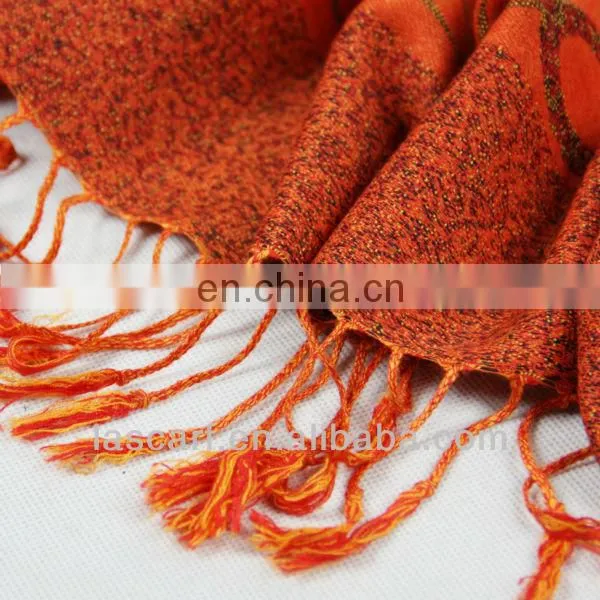 jacquared thick winter shawl
