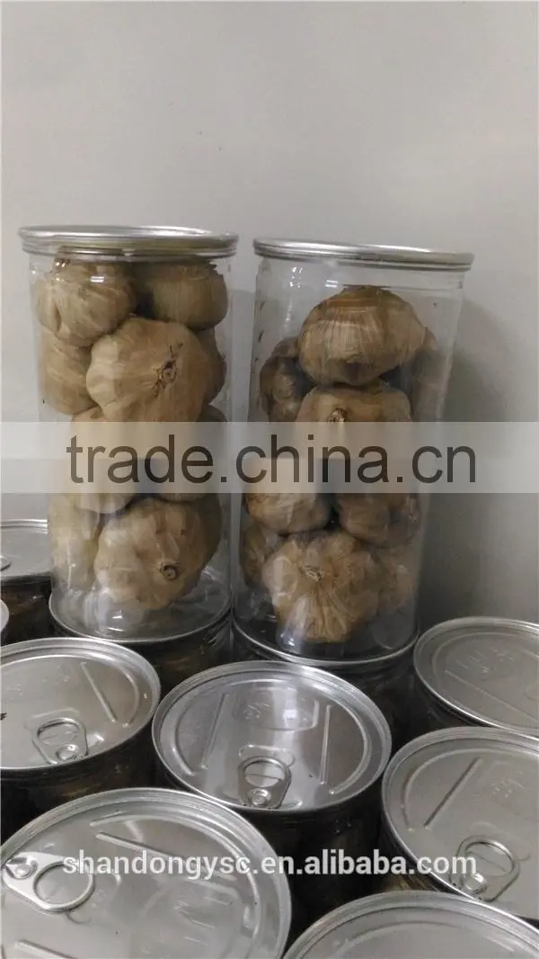 black garlic fermented by natural solo garlic