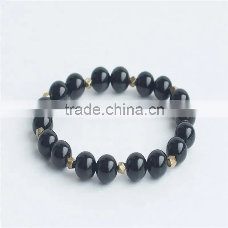 FULL-0318 Latest jewelry men druzy beads stone rainbow bracelet in bulk
