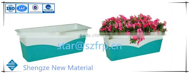 Fiberglass flowerpot/GRP flower vase/FRP box price