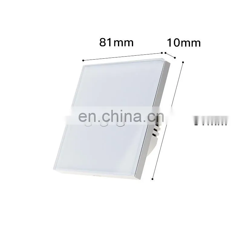 EU type Curtain Wall Switch WiFi Control APP or Voice Control by Alexa Google Home Smart Home
