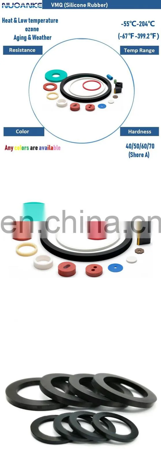 Made In China Different Type Material O Ring Washer NBR FKM Silicone Square O Ring Seal With Best Price