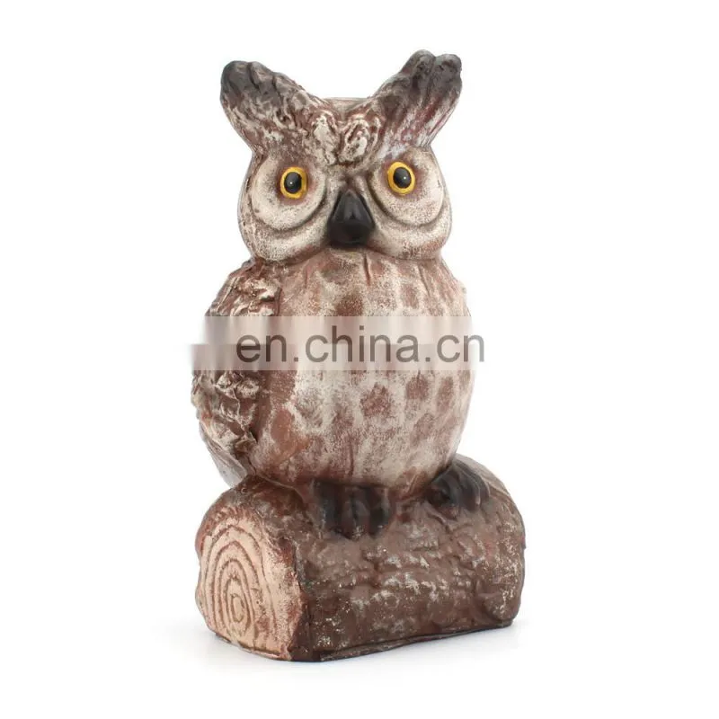Garden decoration owl animal props artificial resin owl handicraft imitate model