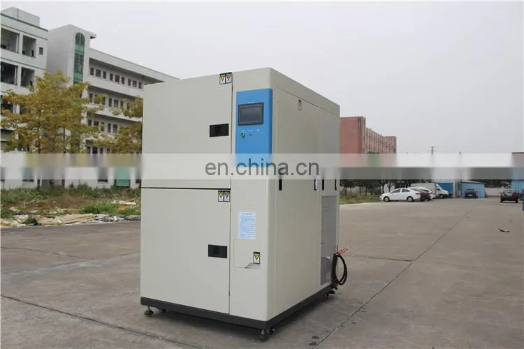 -60C~150C Thermal Shock test chamber two zone under alternating high-low temp testing environment hot cold thermal shock tester