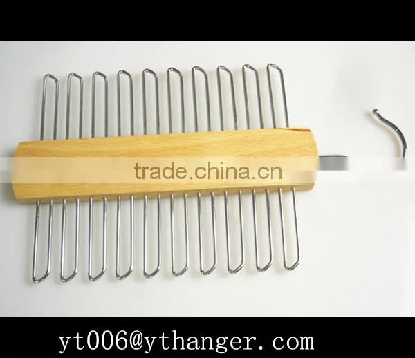 RQ156 wood necktie hanger wooden necktie hanger