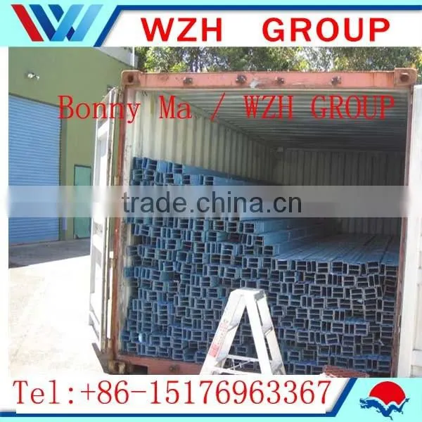 Z275 1.2mm galvanized light gauge steel framing material for house plans villa