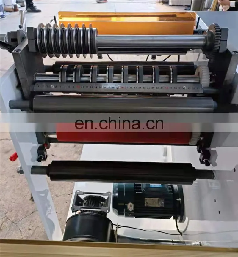 UTS450 Automatic Self-Adhesive paper Sticker Label Cutting Sitting Rewinding Machine