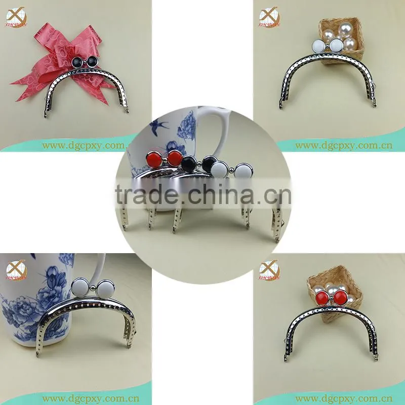 white black red color metal frame for small purse