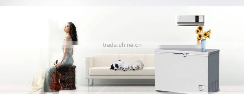 1000L commercial supermarket Manual Defrost chest freezer