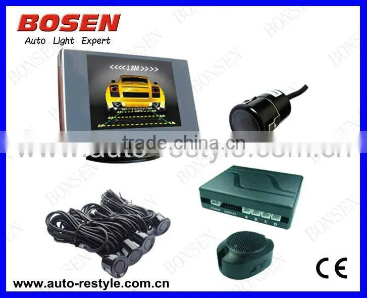 Buzzer ato rear parking sensor with VFD display
