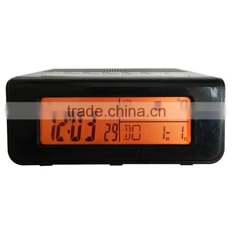 RCC Radio Clock with Display of Time, Date and Temperature