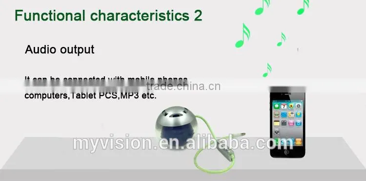 2015 Best quality wireless lamp speaker with mp3 for bicycle