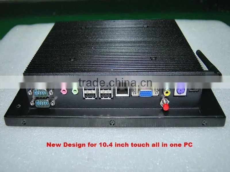 Hot sales pos system fanless 10.4 inch all in one touch PC for car