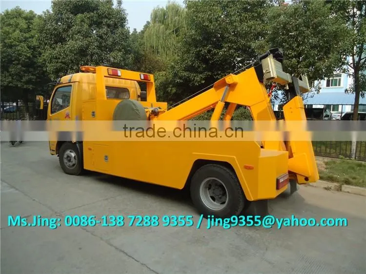 Famous Dongfeng 5 ton rotator tow truck,small wrecker tow truck on sale in Kyrgyzstan