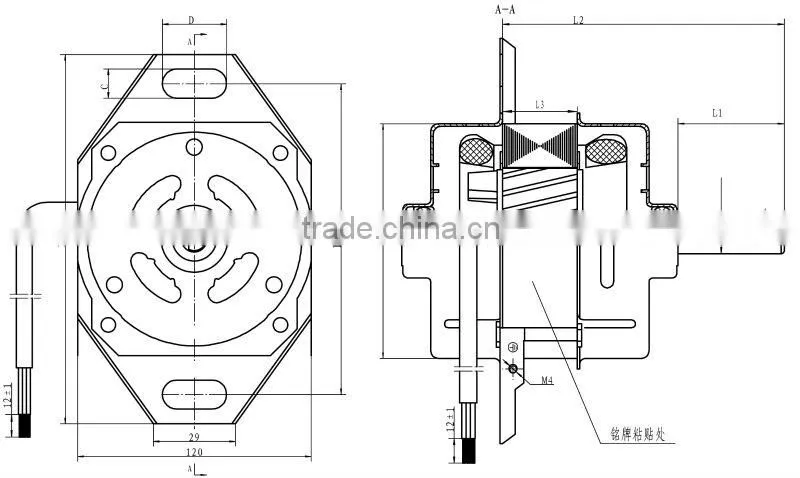 high effciency automatic washing motors