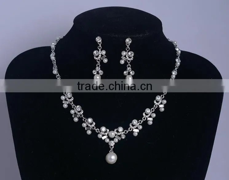 Fashionable Design Best Selling Necklace and Earring Set For Bridal
