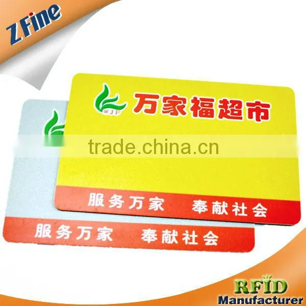 high quality pvc business vip membership card in shenzhen