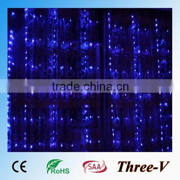 2015new 8*3M 1024LEDs CE ROHS SAA LED digital curtain light led holiday time bulk christmas village led lights 220V/110V