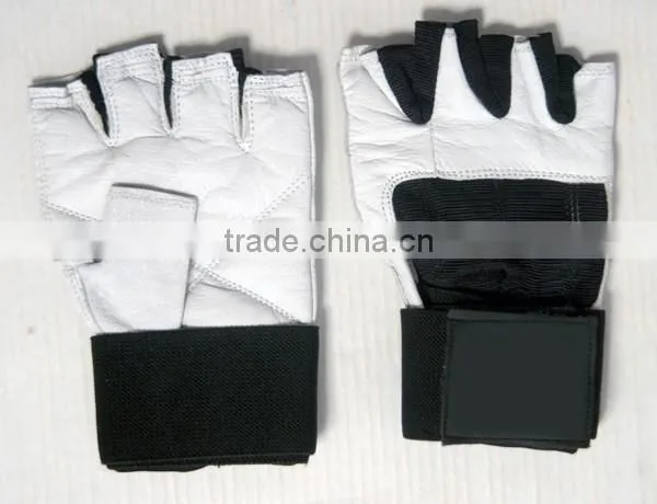hot sale weightlifting gloves with wrist strap