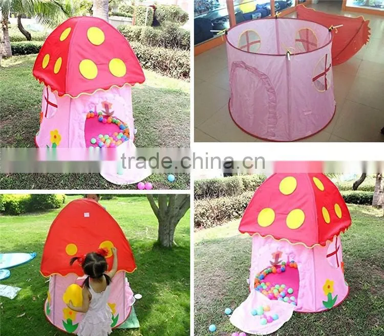 Beautiful Mushroom Children Toy Play Tent Playhouse Kids Princess Castle Game Play Mushroom Tent