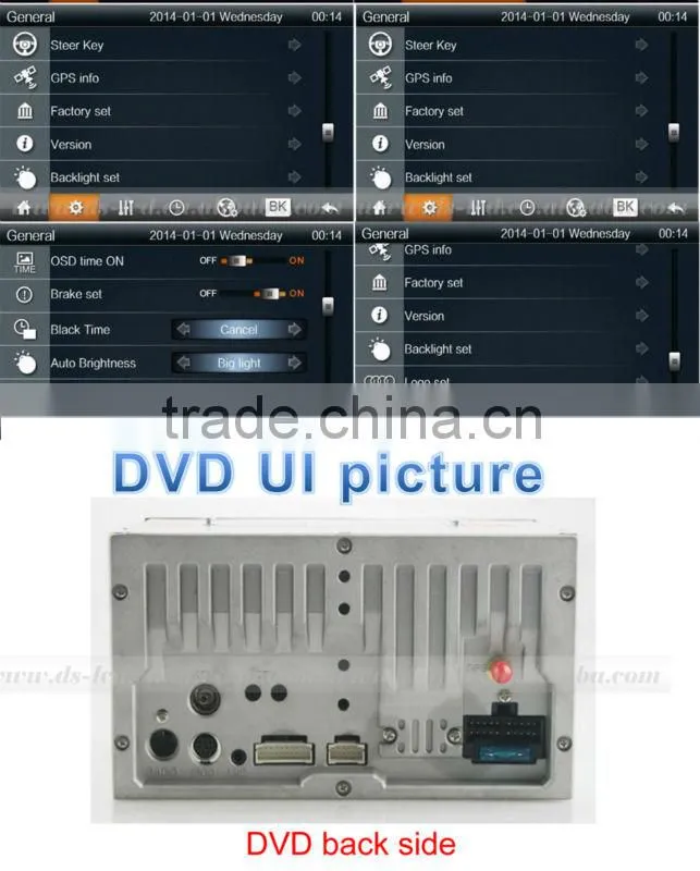 7 inch Capacitive screen VW car DVD GPS with 3G/wifi and DVR