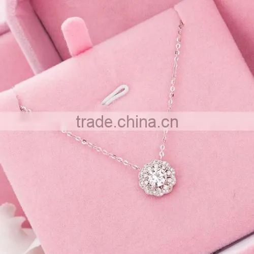 china supplier 925 sterling silver jewelry cheap necklace for ladies