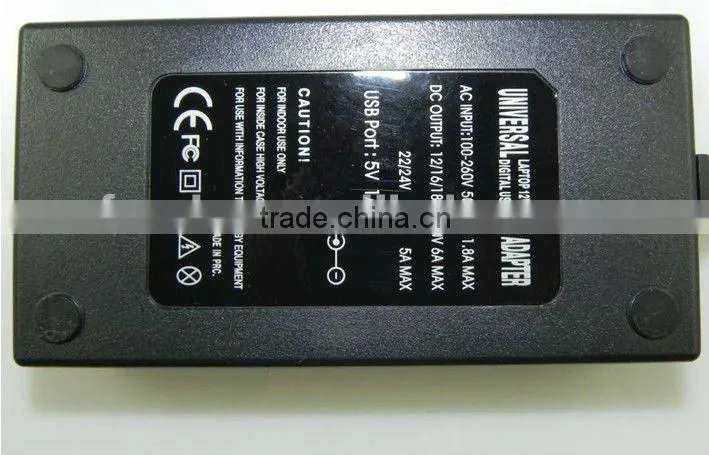 100W Universal laptop adapter with USB port Use at home input AC 220V