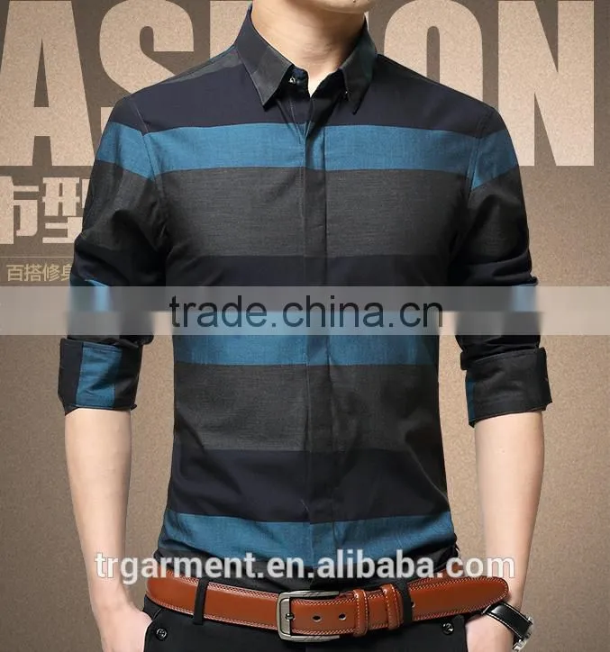 male work tops office male tops printed man long/short shirts