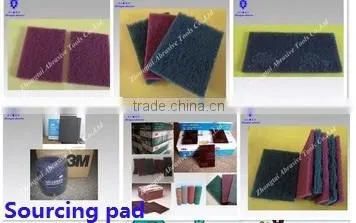 4 inch to 7 inch yellow round Viscid disc/polishing pad