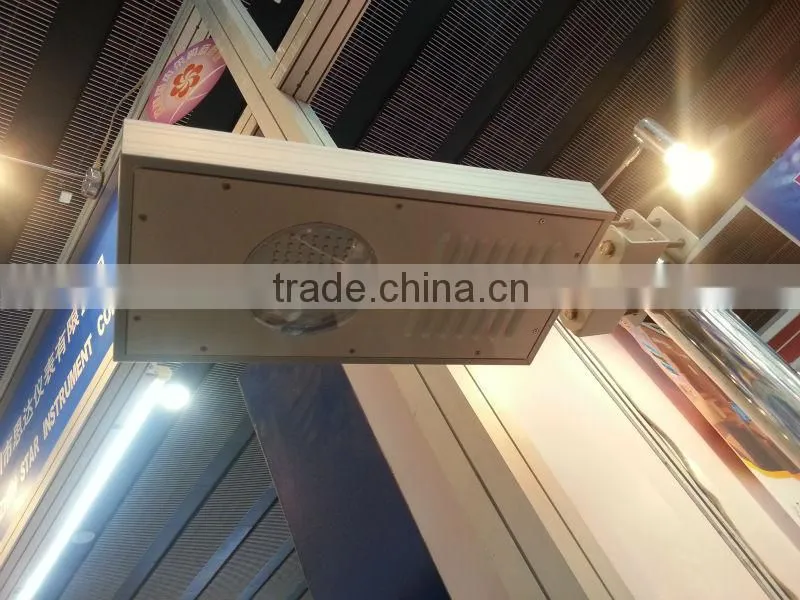 2014 year -10W Integrated Compact Solar garden Lighting with PIR motion sensor