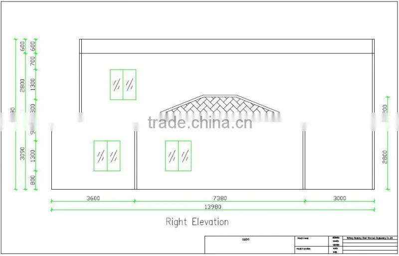 Double storey living prefab villa plan design/hot sale morden style living room/high quality light steel structure home plan